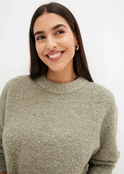 bonprix Pull oversize en maille bouclette|Femme Maille|Pulls & Gilets