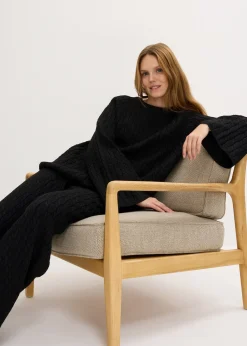 Femme bonprix Maille|Pulls & Gilets|Pull oversize en maille torsadée