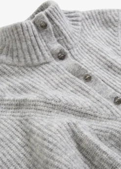 Femme bonprix Maille|Premium|Pull oversize en mélange laine et alpaga