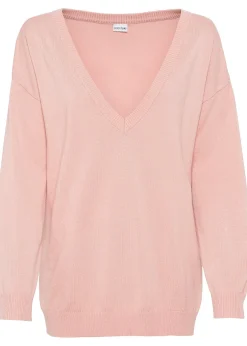 bonprix Pull oversize en viscose mélangée|Femme Maille|Pulls & Gilets