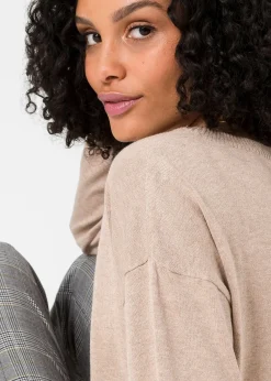 bonprix Pull oversize en viscose mélangée|Femme Maille|Pulls & Gilets