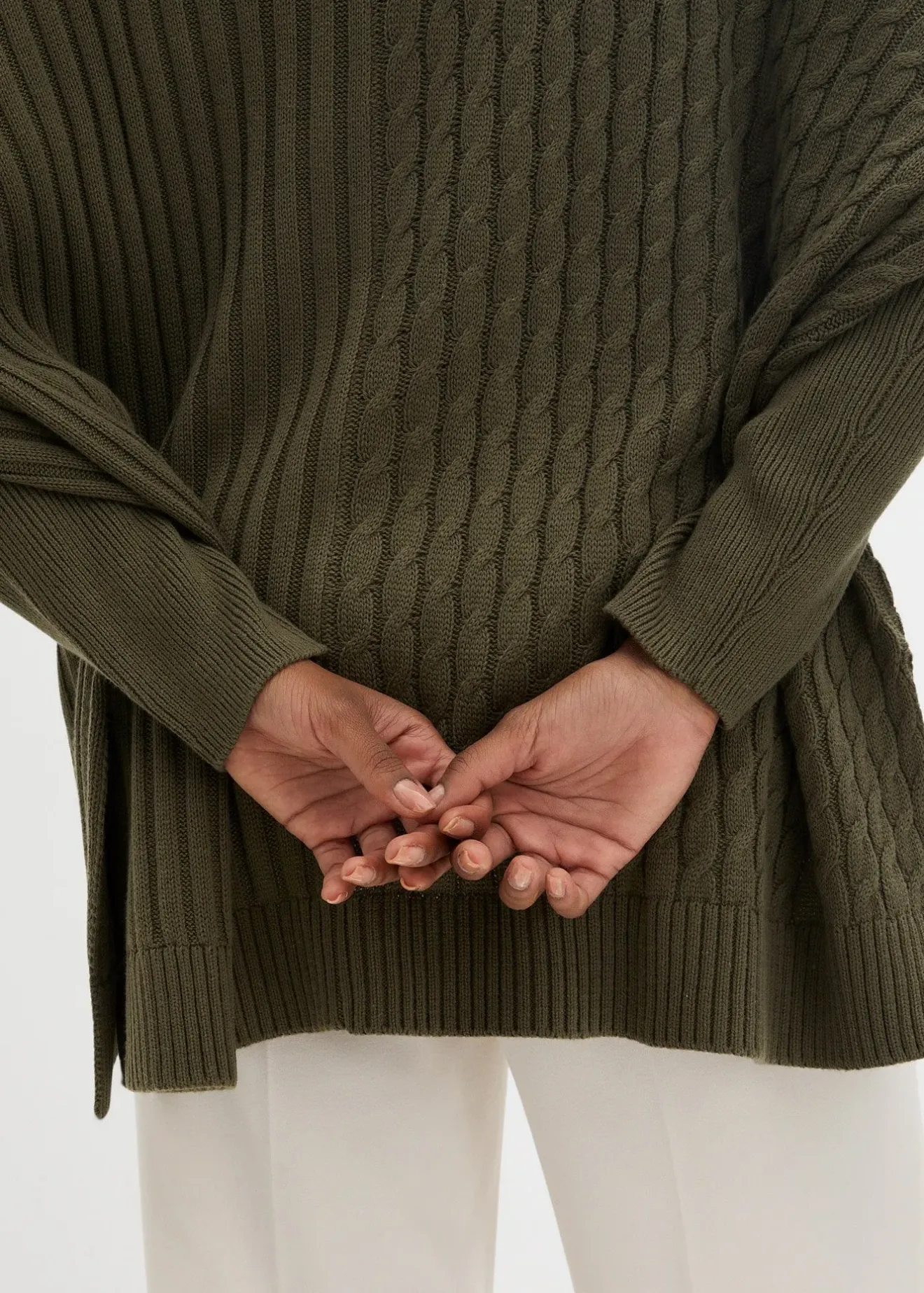 bonprix Pull poncho oversize|Femme Maille|Pulls & Gilets