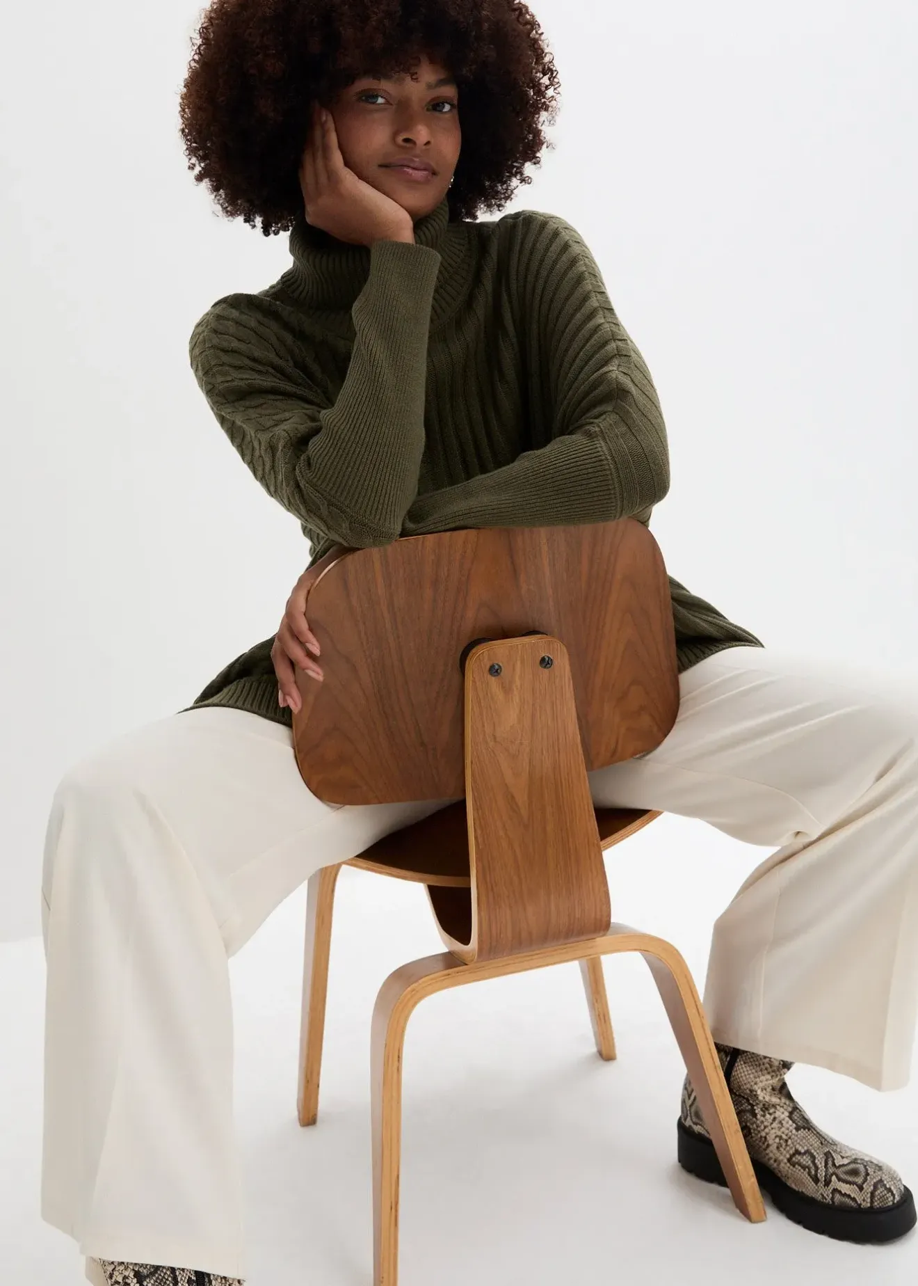 bonprix Pull poncho oversize|Femme Maille|Pulls & Gilets