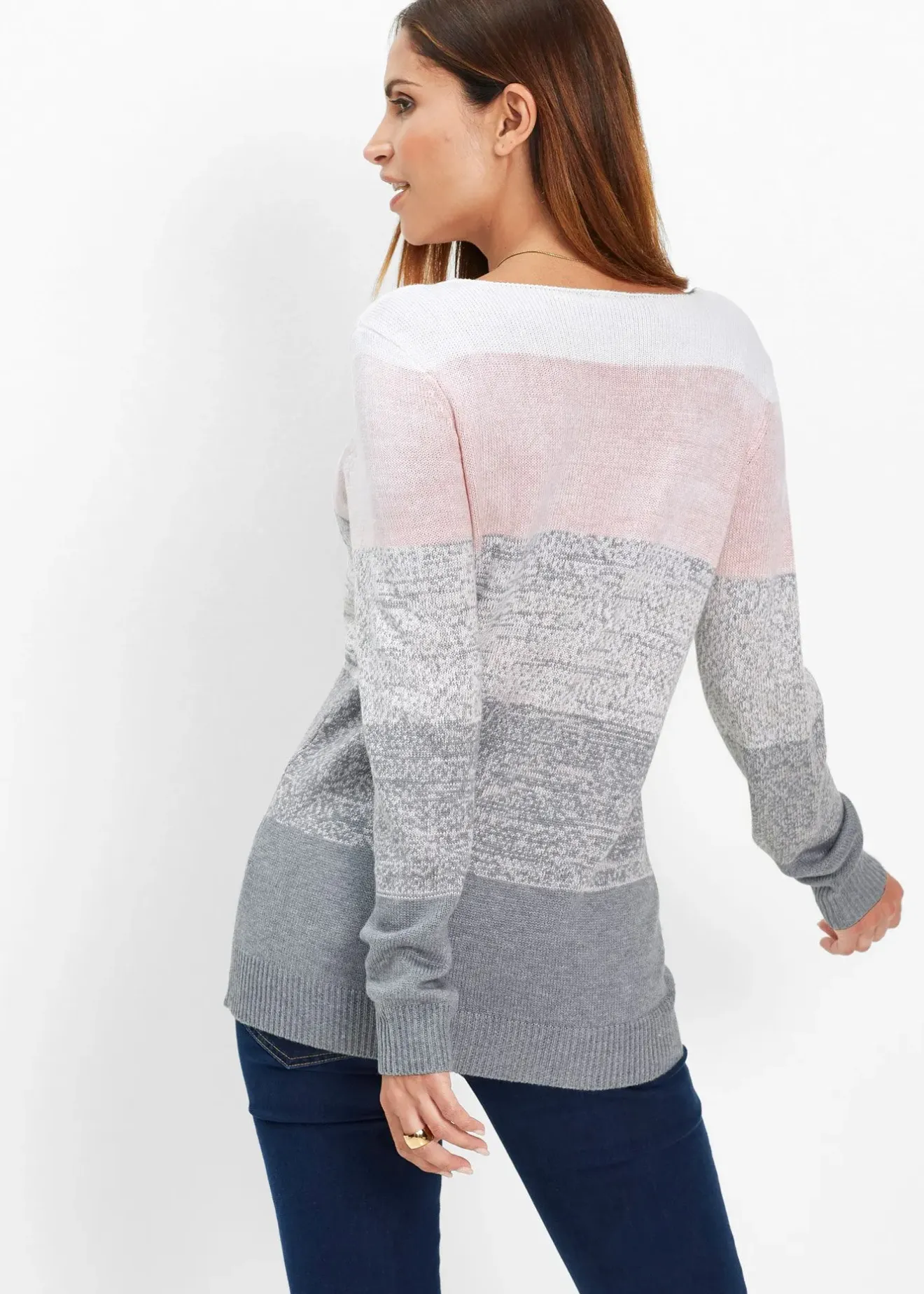 Femme bonprix Maille|Premium|Pull Premium avec cachemire