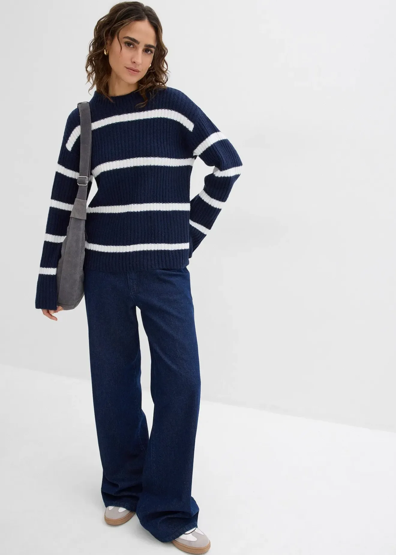 Femme bonprix Maille|Pulls & Gilets|Pull rayé