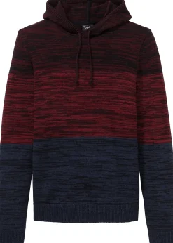 Homme bonprix Pulls & Gilets|Pull regular en fine maille à capuche