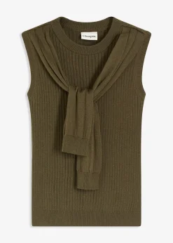 bonprix Pull sans manches|Femme Maille|Pulls & Gilets