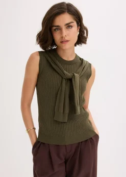 bonprix Pull sans manches|Femme Maille|Pulls & Gilets