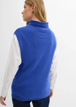 Femme bonprix Maille|Pulls & Gilets|Pull sans manches 100% coton