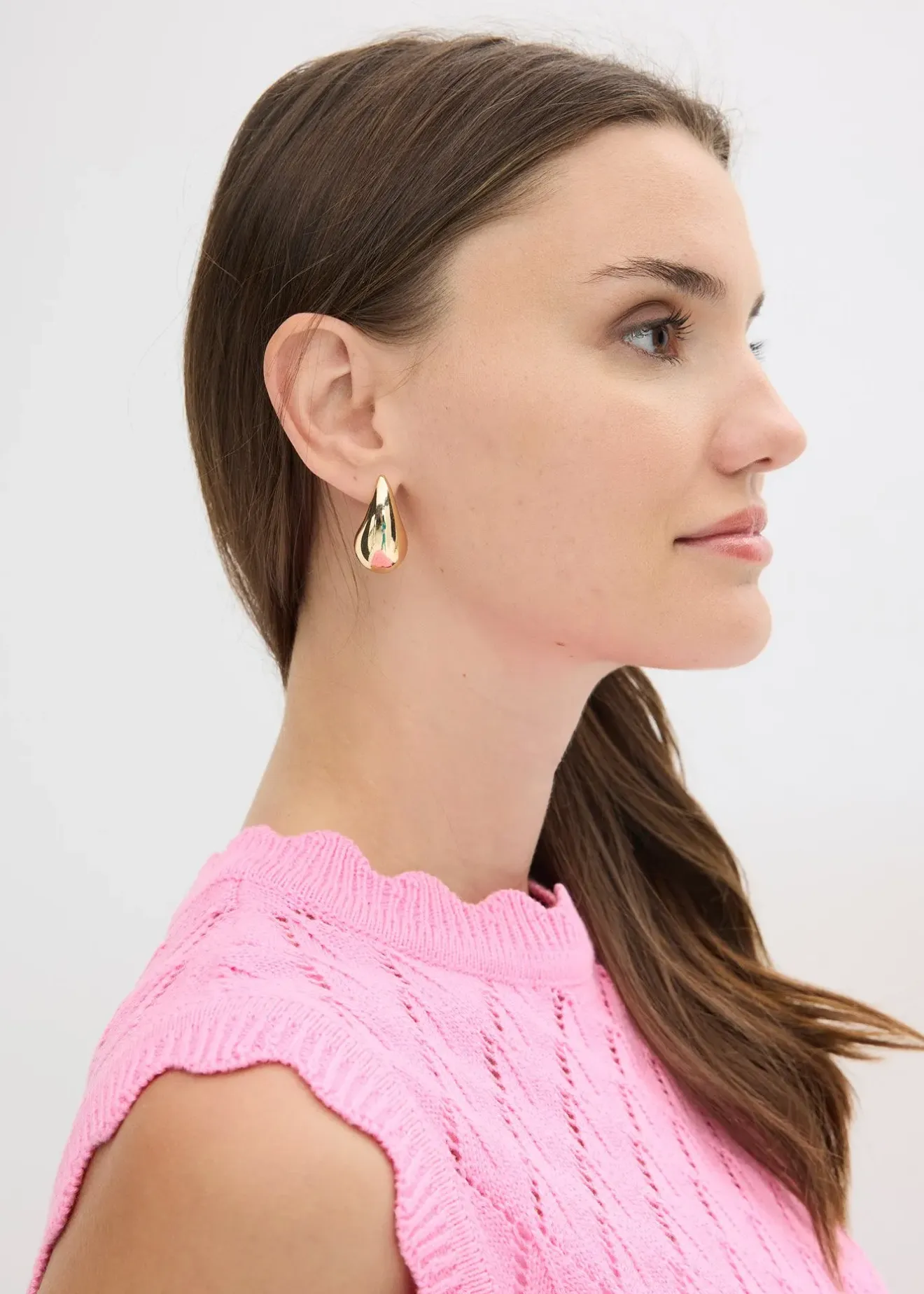 Femme bonprix Maille|Pulls & Gilets|Pull sans manches en maille ajourée