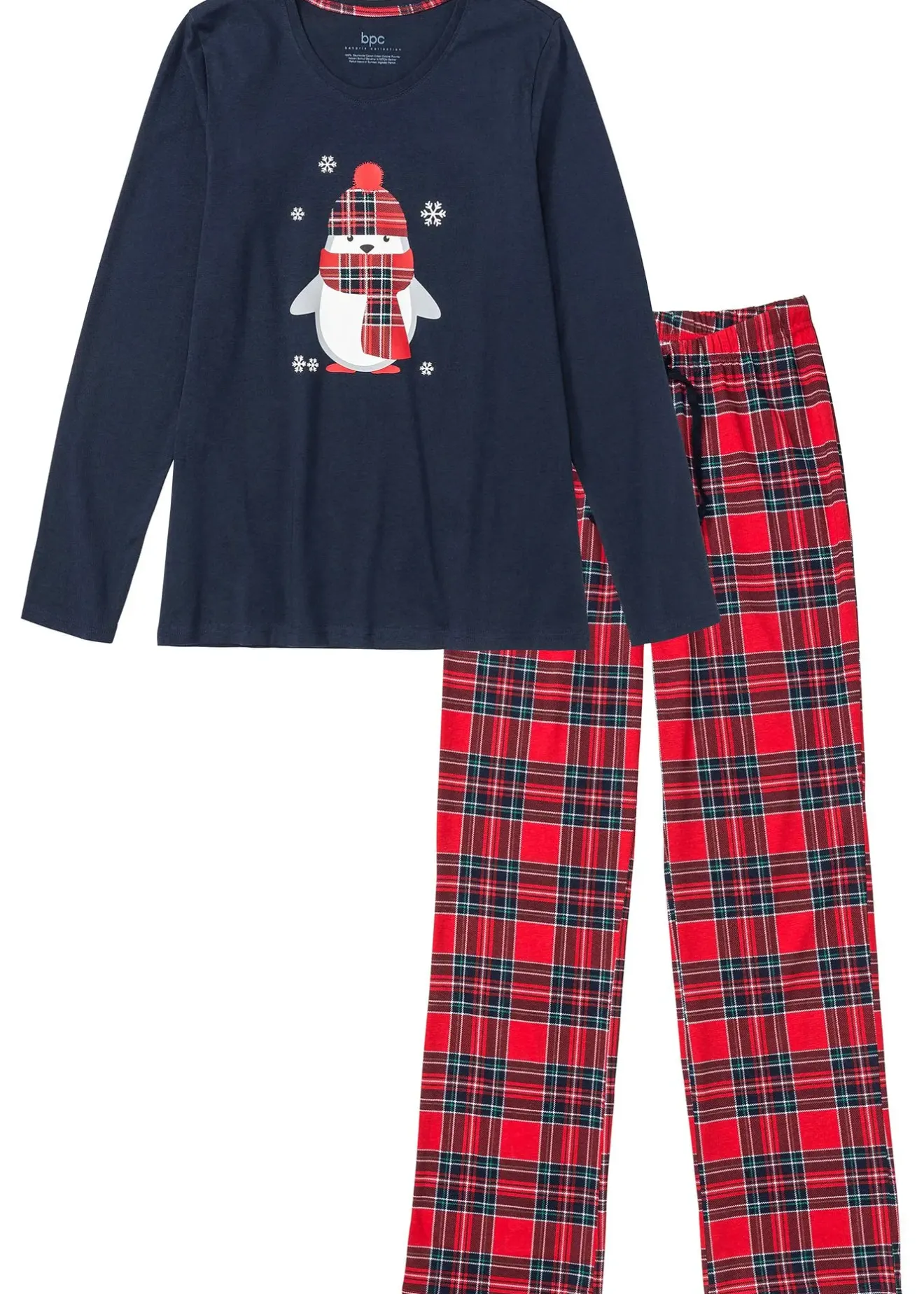 bonprix Pyjama 100% coton|Femme Lingerie Nuit