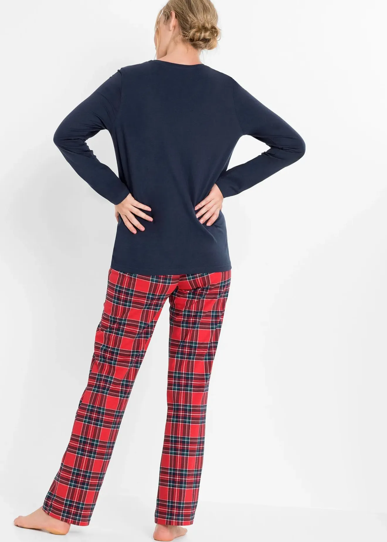 bonprix Pyjama 100% coton|Femme Lingerie Nuit