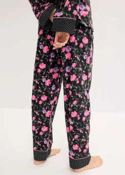 bonprix Pyjama 100% coton|Femme Lingerie Nuit