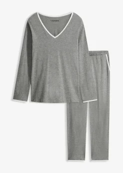 bonprix Pyjama 100% coton|Femme Basiques|Lingerie Nuit