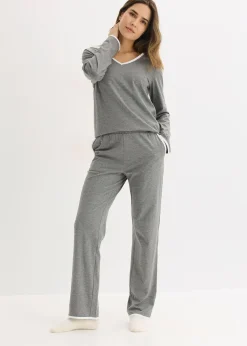 bonprix Pyjama 100% coton|Femme Basiques|Lingerie Nuit