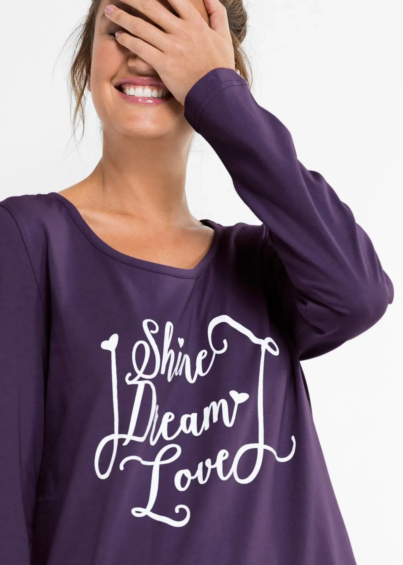 bonprix Pyjama 100% coton|Femme Lingerie Nuit