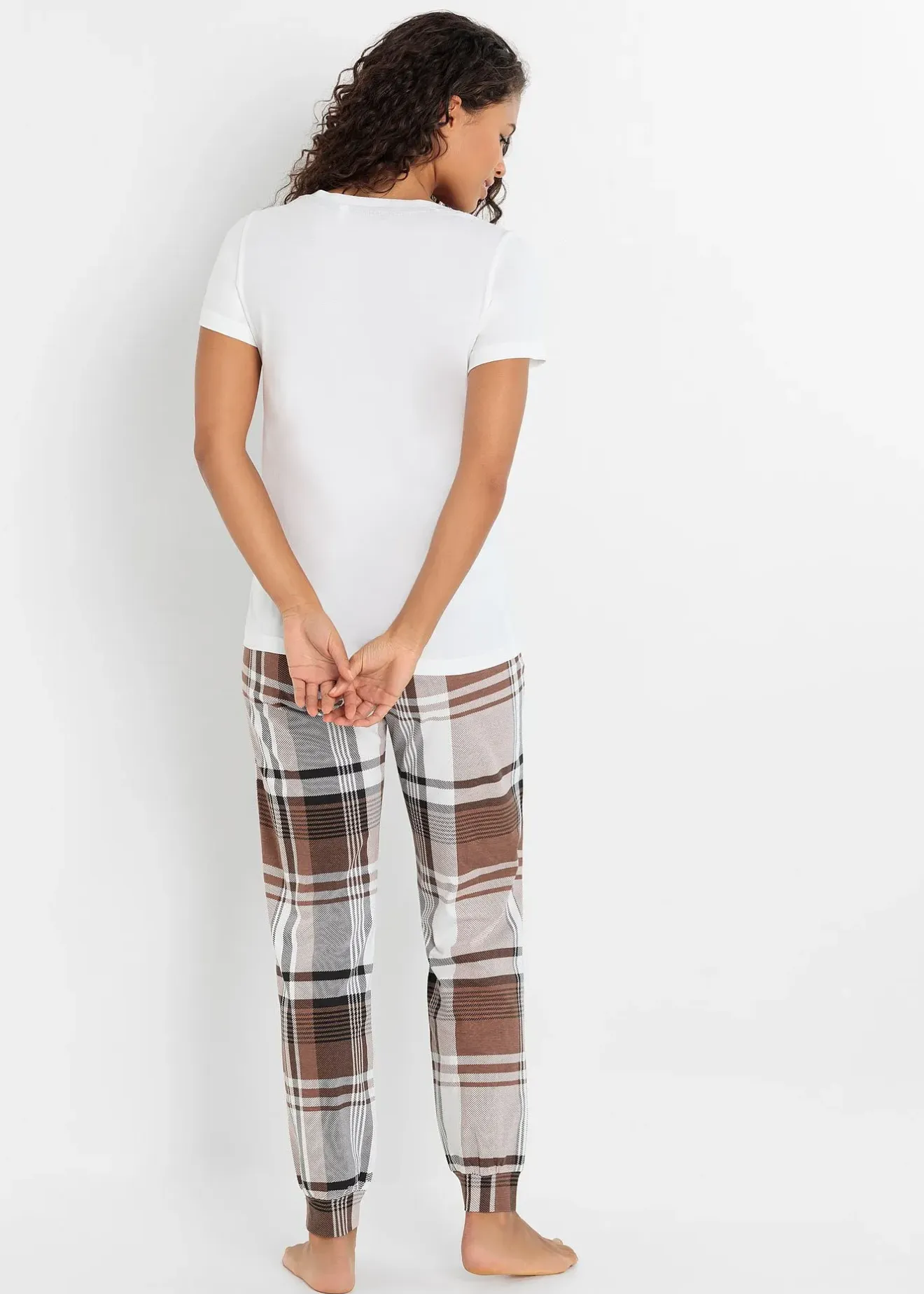 bonprix Pyjama 100% coton|Femme Lingerie Nuit