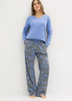 Femme bonprix Lingerie Nuit|Pyjama 100% coton (2 bas et 1 haut)