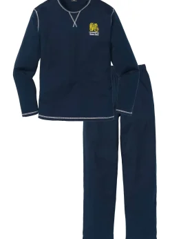 Homme bonprix Sous-Vêtements|Pyjamas|Pyjama 100% coton à manches longues