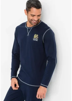 Homme bonprix Sous-Vêtements|Pyjamas|Pyjama 100% coton à manches longues