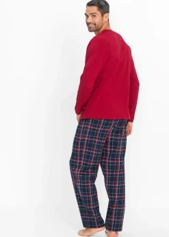 bonprix Pyjama 100% coton à manches longues|Homme Pyjamas|Sous-Vêtements