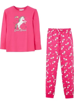 bonprix Pyjama 100% coton (ens. 2 pces)|Enfant Vêtements Enfant|Filles·Pyjamas & Chemises De Nuit