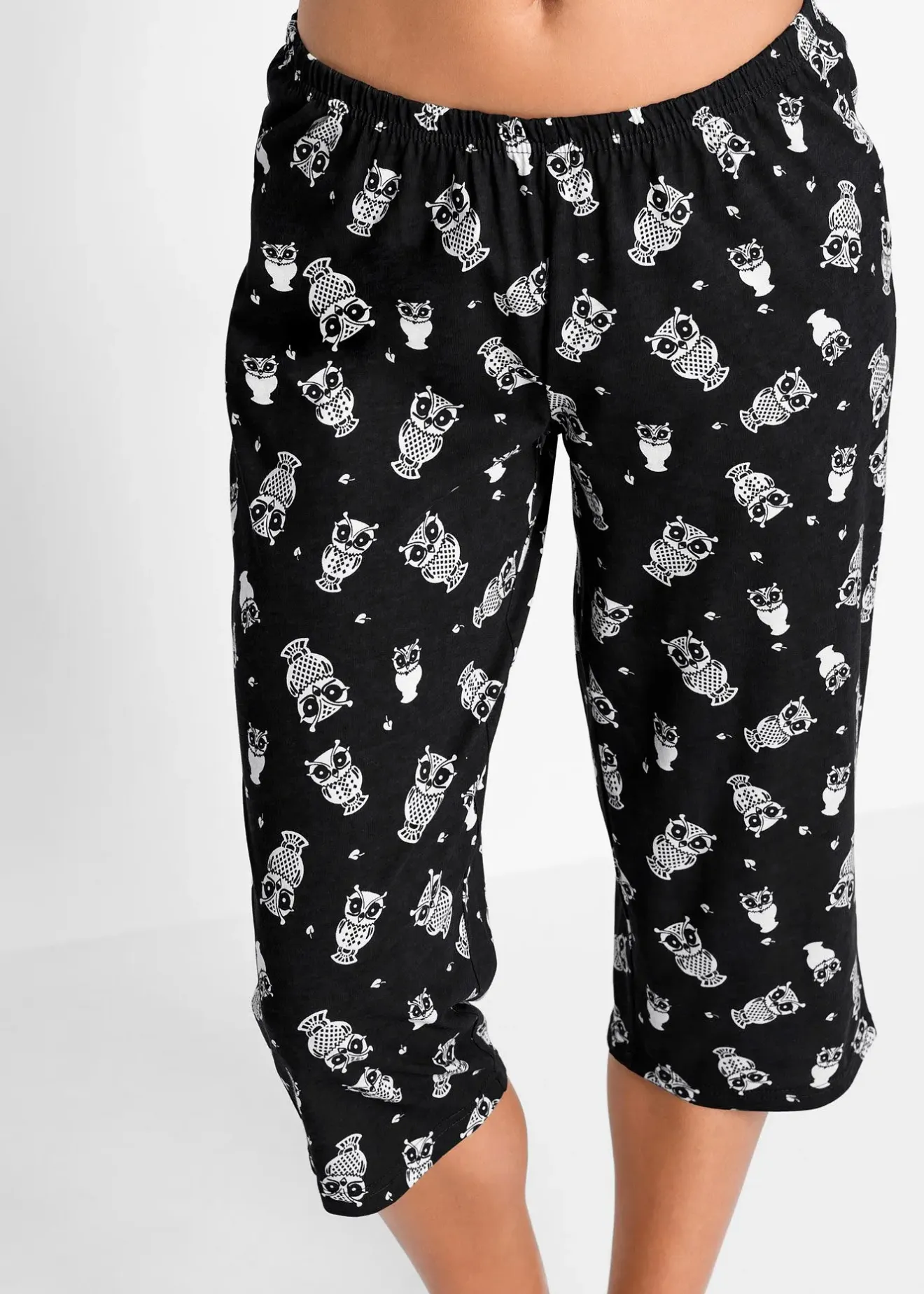 Femme bonprix Lingerie Nuit|Pyjama avec corsaire et t-shirt