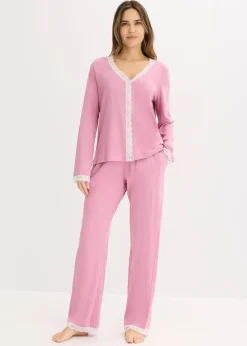 Femme bonprix Lingerie Nuit|Pyjama boutonné