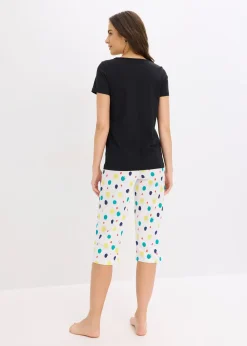 Femme bonprix Lingerie Nuit|Pyjama corsaire 100% coton