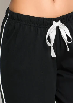 bonprix Pyjama corsaire 100% coton|Femme Lingerie Nuit