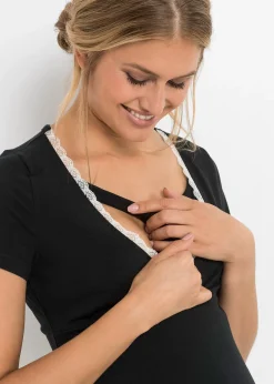 bonprix Pyjama corsaire d'allaitement coton|Femme Maternité|Lingerie Nuit