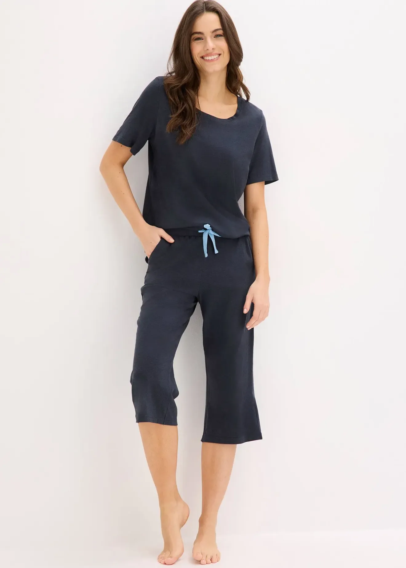 Femme bonprix Basiques|Lingerie Nuit|Pyjama corsaire doux