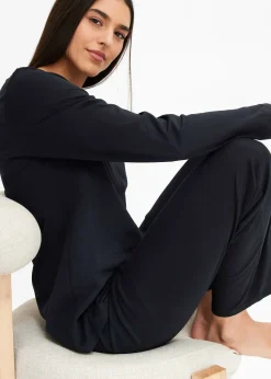 bonprix Pyjama en coton doux|Femme Lingerie Nuit