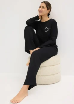 Femme bonprix Lingerie Nuit|Pyjama en coton doux