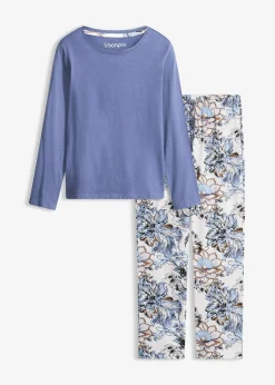 bonprix Pyjama en coton doux|Femme Lingerie Nuit