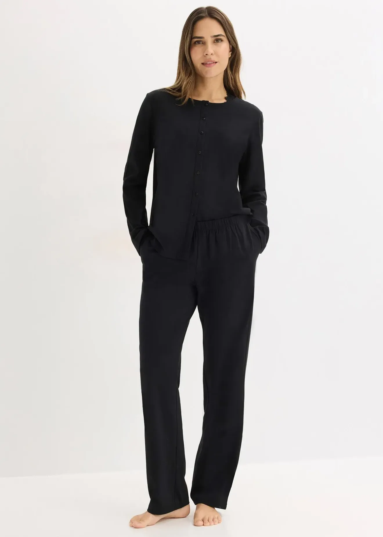 Femme bonprix Lingerie Nuit|Pyjama en coton doux