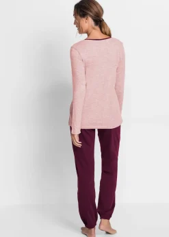 bonprix Pyjama en coton majoritaire|Femme Lingerie Nuit