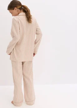 bonprix Pyjama en flanelle avec pochette cadeau|Femme Lingerie Nuit