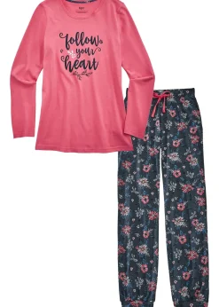 bonprix Pyjama en pur coton|Femme Lingerie Nuit