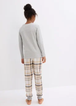 bonprix Pyjama enfant avec pantalon en flanelle (ens. 2 pces)|Enfant Vêtements Enfant|Garçons·Pyjamas