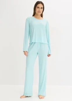 Femme bonprix Lingerie Nuit|Pyjama léger à motif cœurs