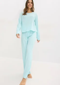 Femme bonprix Lingerie Nuit|Pyjama léger à motif cœurs