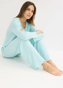 Femme bonprix Lingerie Nuit|Pyjama léger à motif cœurs