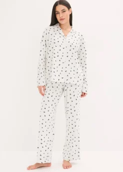 Femme bonprix Lingerie Nuit|Pyjama oversize boutonné