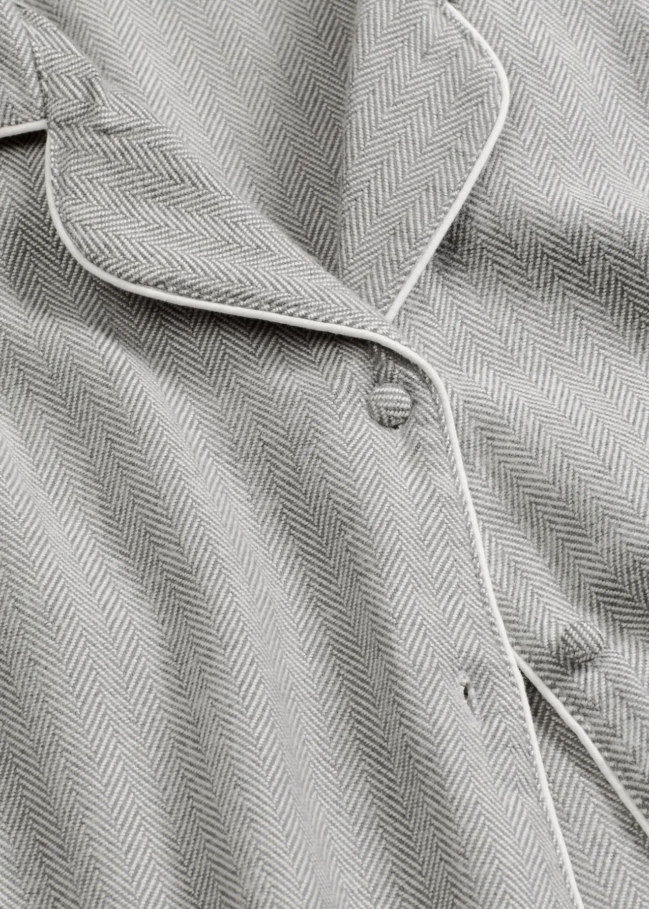 Femme bonprix Lingerie Nuit|Pyjama tissé en flanelle avec motif chevrons