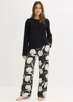 Femme bonprix Lingerie Nuit|Pyjama évasé avec viscose