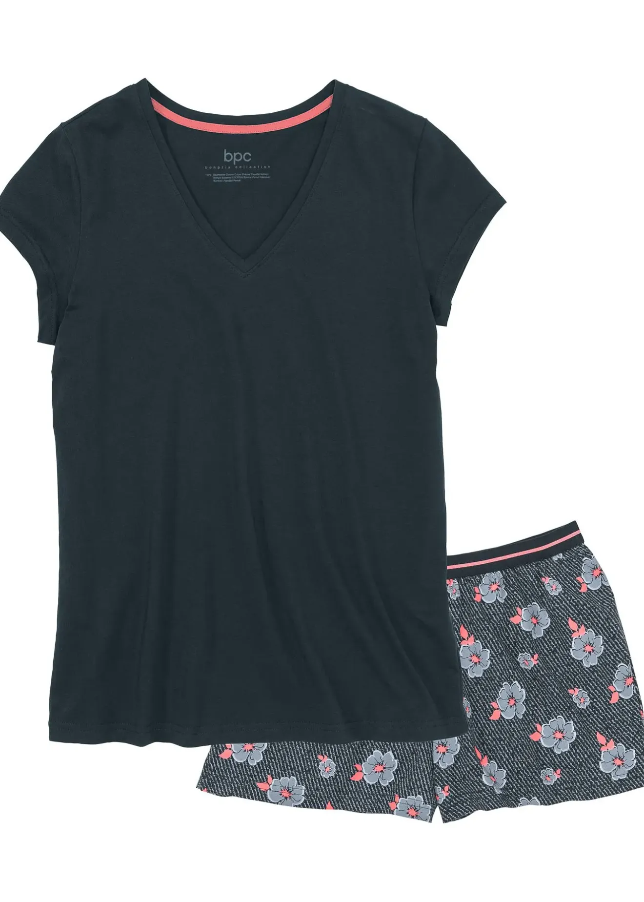 bonprix Pyjashort 100% coton|Femme Lingerie Nuit