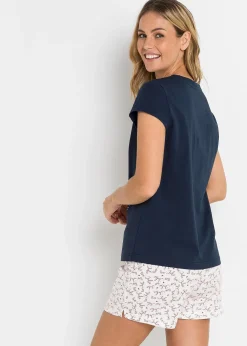 Femme bonprix Lingerie Nuit|Pyjashort 100% coton