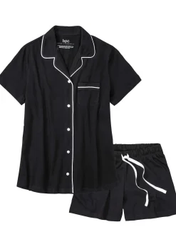 bonprix Pyjashort avec chemise boutonnée|Femme Basiques|Lingerie Nuit