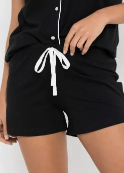 bonprix Pyjashort avec chemise boutonnée|Femme Basiques|Lingerie Nuit